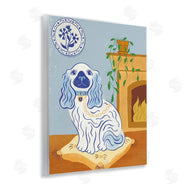 Carrie Cantwell | Blue Staffordshire Dog & Fireplace