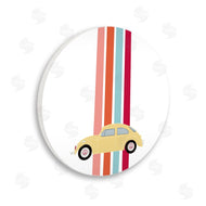Ashley Singleton | Retro Car over Stripes