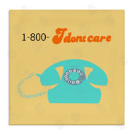 Ashley Singleton | I Don't Care Retro Phone