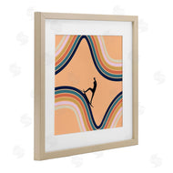 Ashley Singleton | Retro Surfer Riding Wave