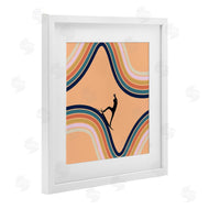 Ashley Singleton | Retro Surfer Riding Wave