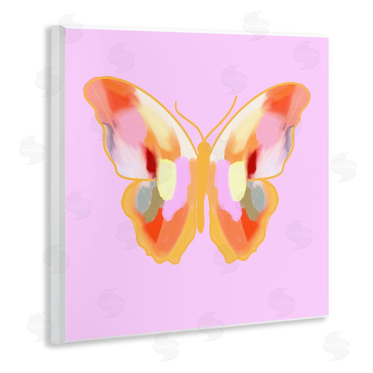 Ashley Singleton Bright Painted Butterfly Wings Canvas Wall Art Print