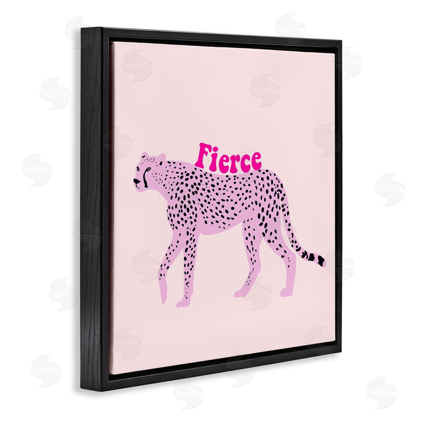 Ashley Singleton | Fierce Cheetah on Pink