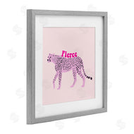 Ashley Singleton | Fierce Cheetah on Pink