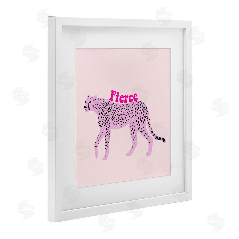 Ashley Singleton | Fierce Cheetah on Pink