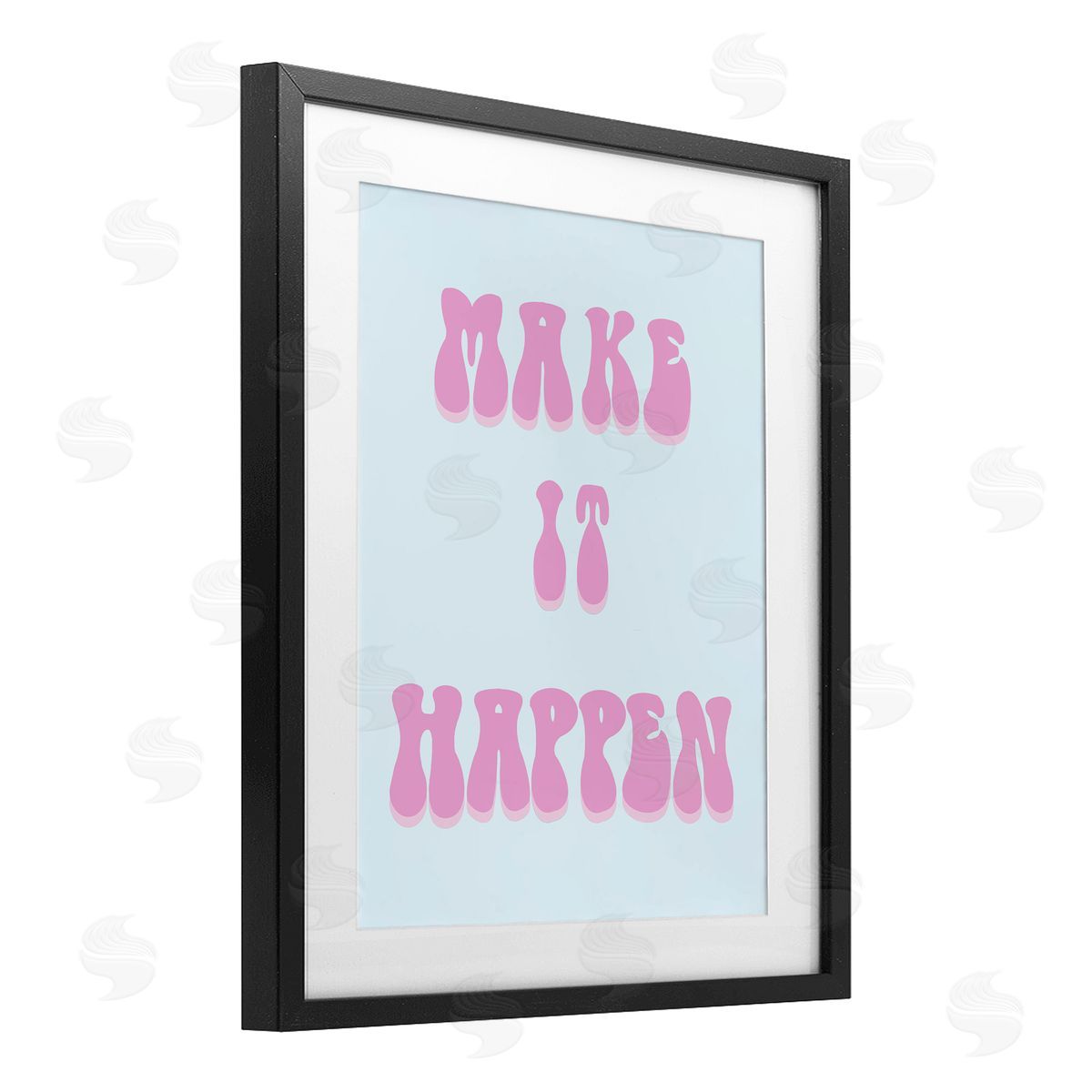 Ashley Singleton Make It Happen Determination Canvas Wall Art Print