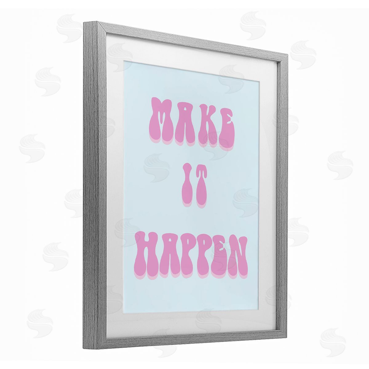 Ashley Singleton Make It Happen Determination Canvas Wall Art Print