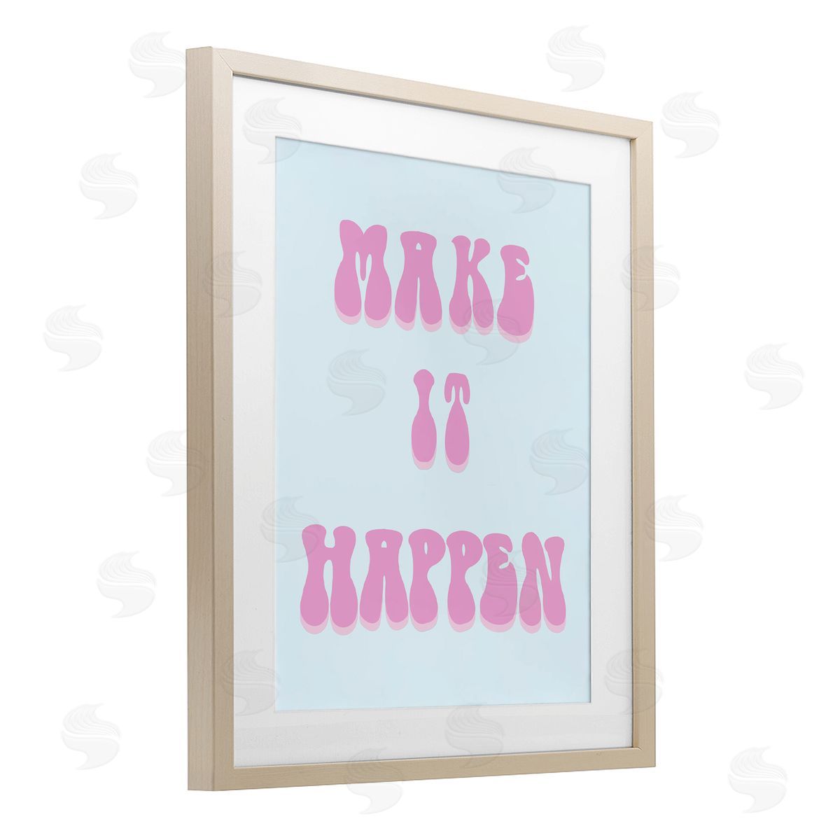 Ashley Singleton Make It Happen Determination Canvas Wall Art Print