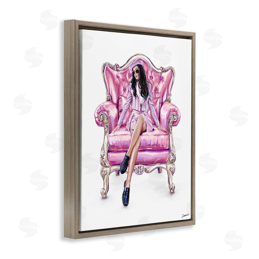 Ziwei Li | Pink Stylish Glam Chair