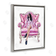 Ziwei Li | Pink Stylish Glam Chair