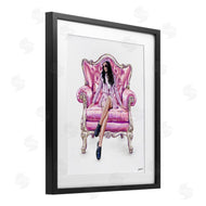 Ziwei Li | Pink Stylish Glam Chair
