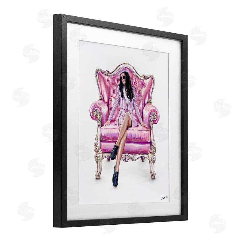Ziwei Li | Pink Stylish Glam Chair