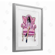 Ziwei Li | Pink Stylish Glam Chair