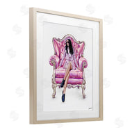 Ziwei Li | Pink Stylish Glam Chair