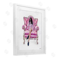 Ziwei Li | Pink Stylish Glam Chair