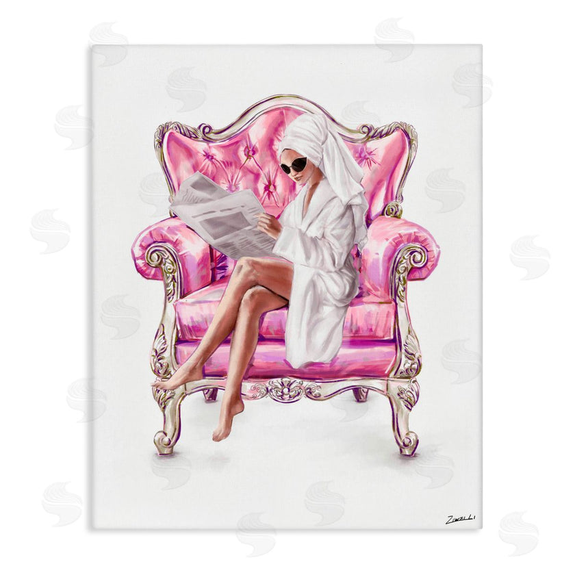 Ziwei Li | Trendy Female in Pink Chair