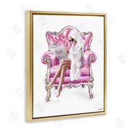 Ziwei Li | Trendy Female in Pink Chair