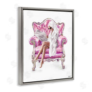Ziwei Li | Trendy Female in Pink Chair