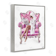 Ziwei Li | Trendy Female in Pink Chair