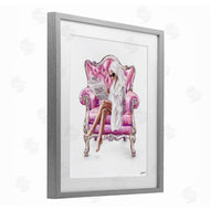Ziwei Li | Trendy Female in Pink Chair