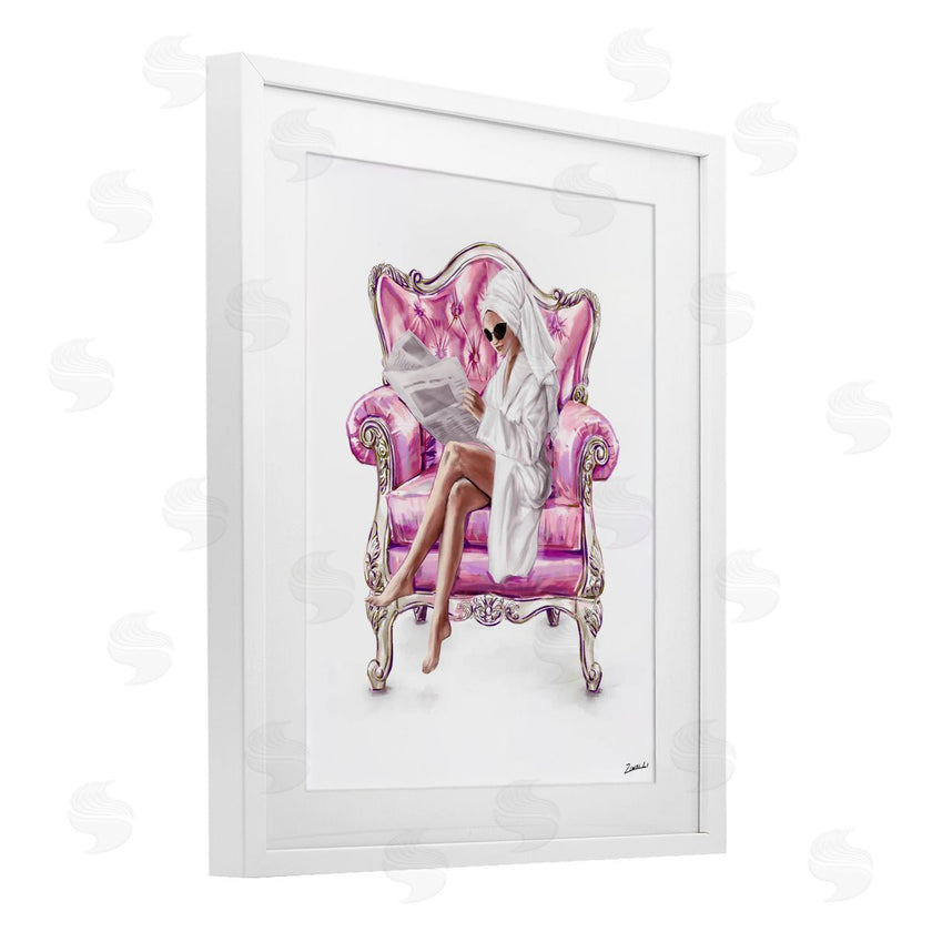 Ziwei Li | Trendy Female in Pink Chair