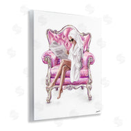 Ziwei Li | Trendy Female in Pink Chair