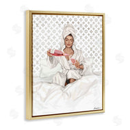 Ziwei Li | Self Care Champagne in Bed