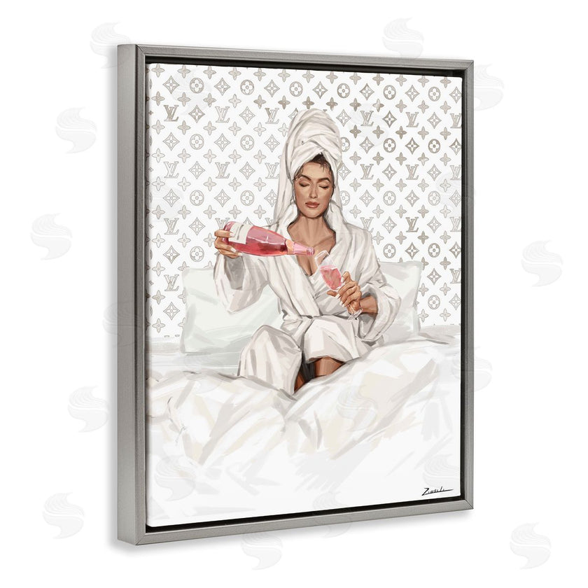 Ziwei Li | Self Care Champagne in Bed