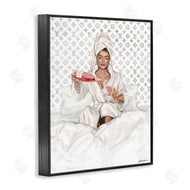Ziwei Li | Self Care Champagne in Bed