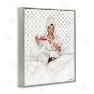 Ziwei Li | Self Care Champagne in Bed