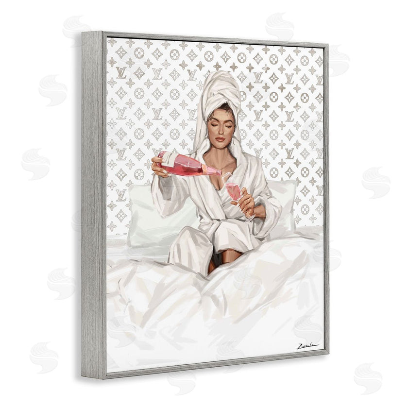 Ziwei Li | Self Care Champagne in Bed