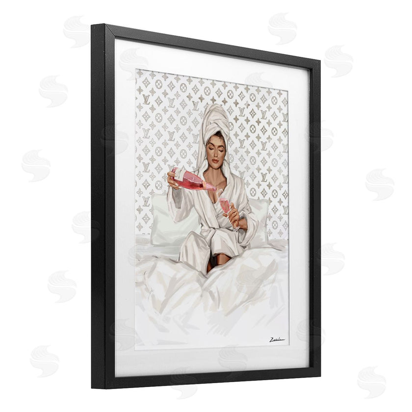 Ziwei Li | Self Care Champagne in Bed
