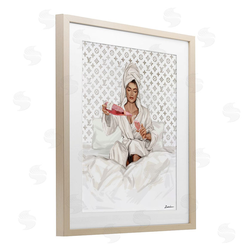 Ziwei Li | Self Care Champagne in Bed