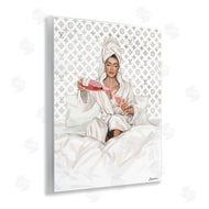 Ziwei Li | Self Care Champagne in Bed