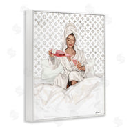 Ziwei Li | Self Care Champagne in Bed