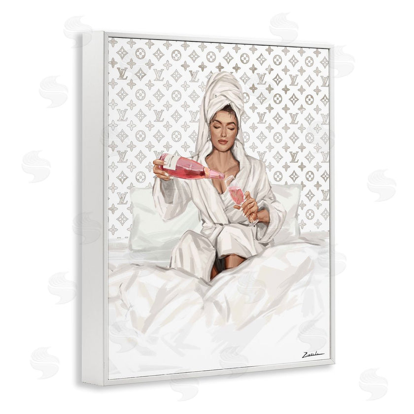 Ziwei Li | Self Care Champagne in Bed