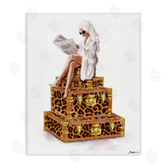 Ziwei Li | Reading Atop Suitcases