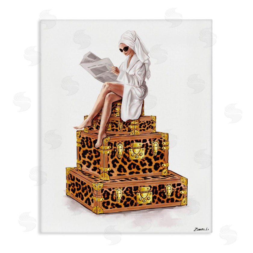 Ziwei Li | Reading Atop Suitcases