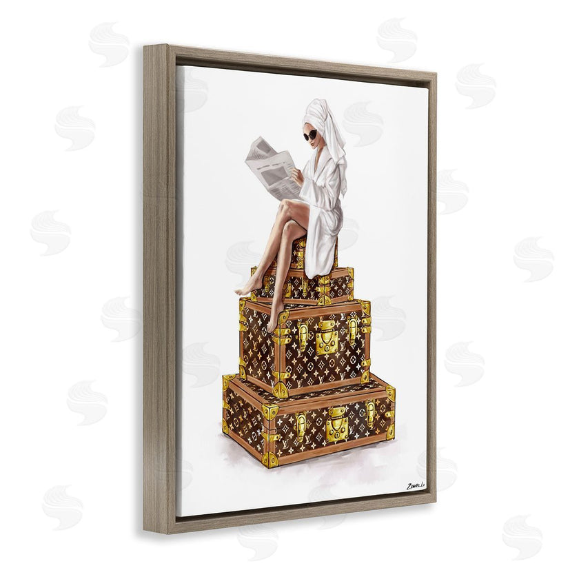 Ziwei Li | Reading Atop Suitcases