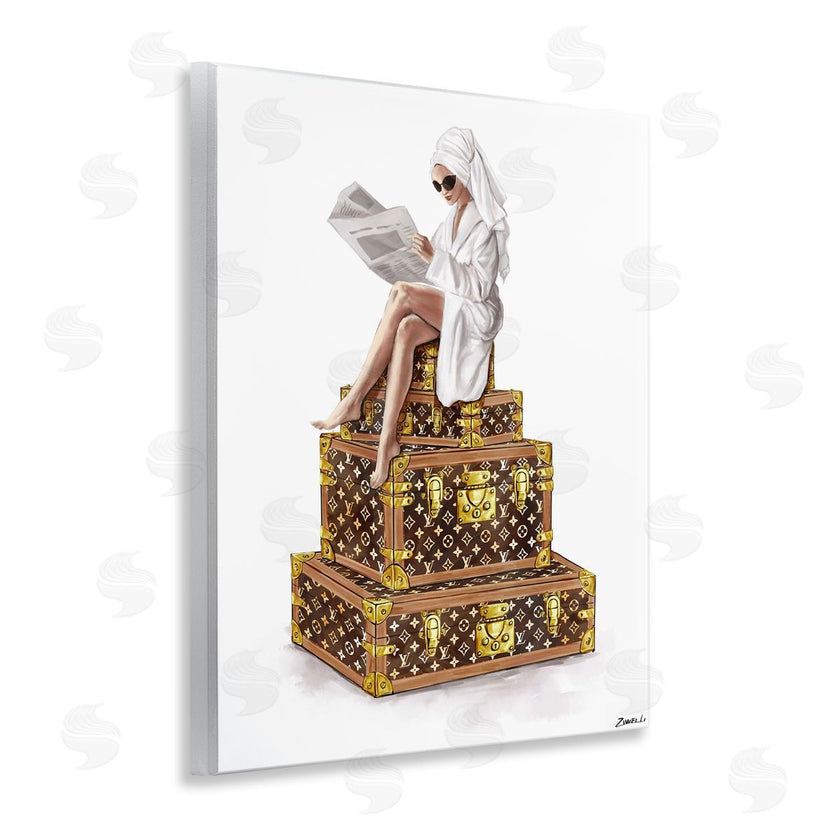 Ziwei Li | Reading Atop Suitcases