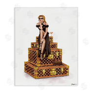 Ziwei Li | Glam Girl Perched on Cases