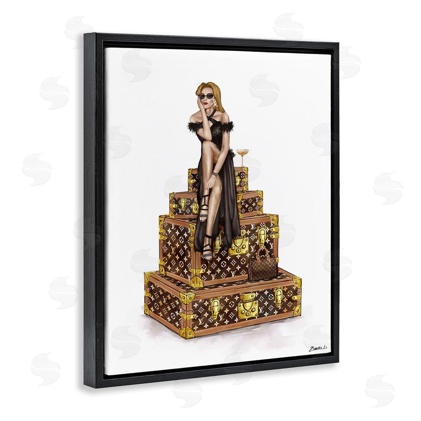 Ziwei Li | Glam Girl Perched on Cases