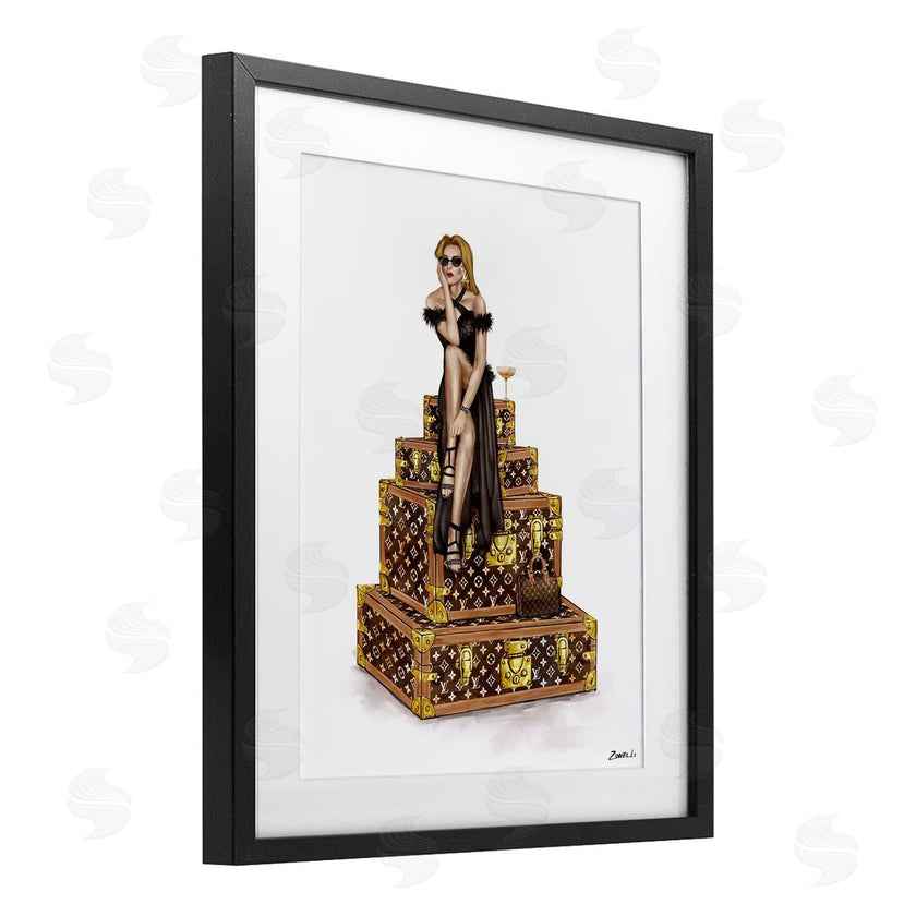 Ziwei Li | Glam Girl Perched on Cases