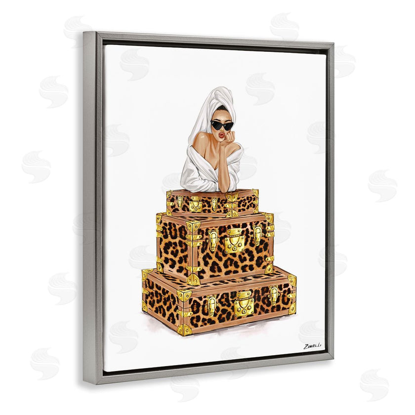Ziwei Li | Bathrobe Female & Suitcases