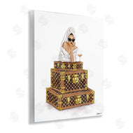 Ziwei Li | Luxury Bathrobe Girl & Champagne