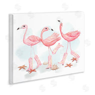Ziwei Li | Happy Pink Cowgirl Flamingoes