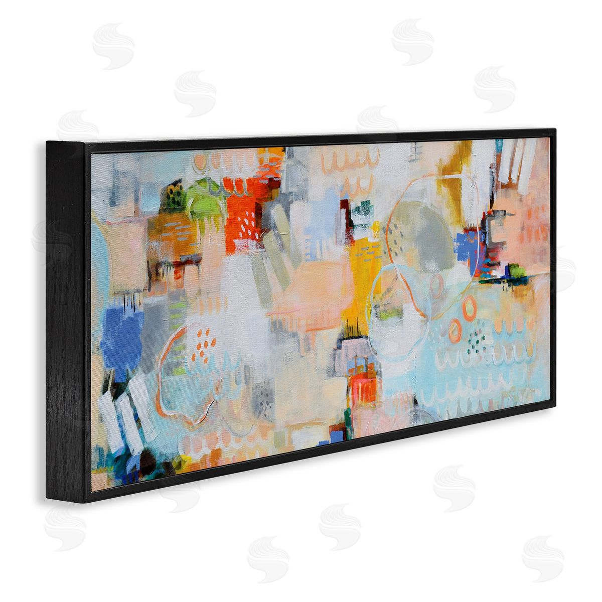 Katherine Irvin From The Heavens Abstract Canvas Wall Art Print