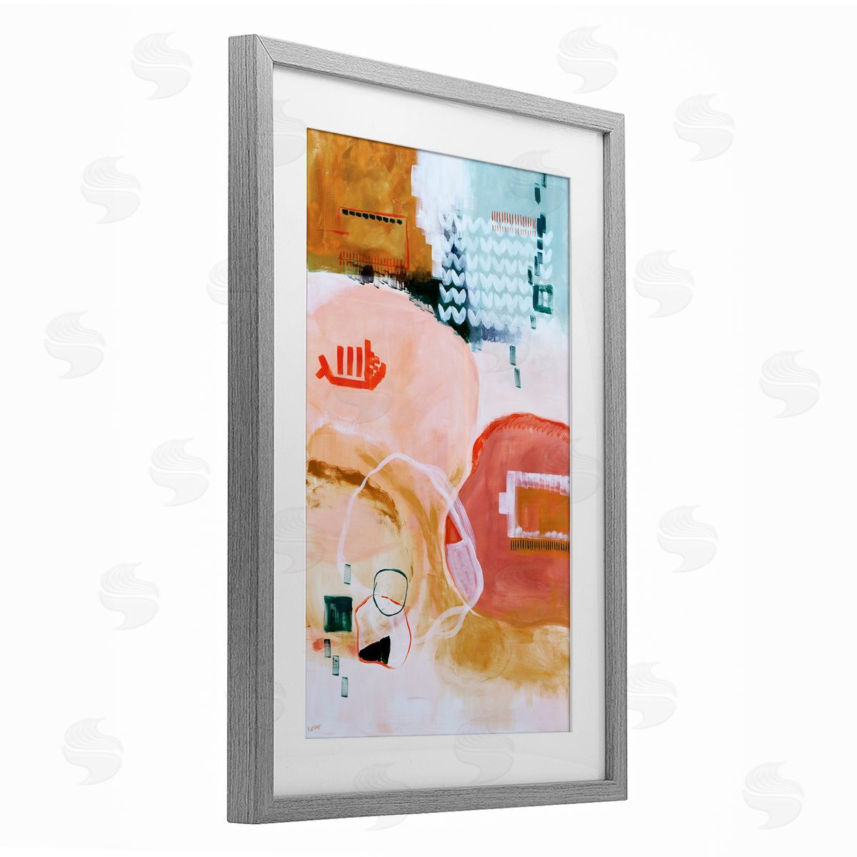 Katherine Irvin Safe Passage Abstraction Canvas Wall Art Print