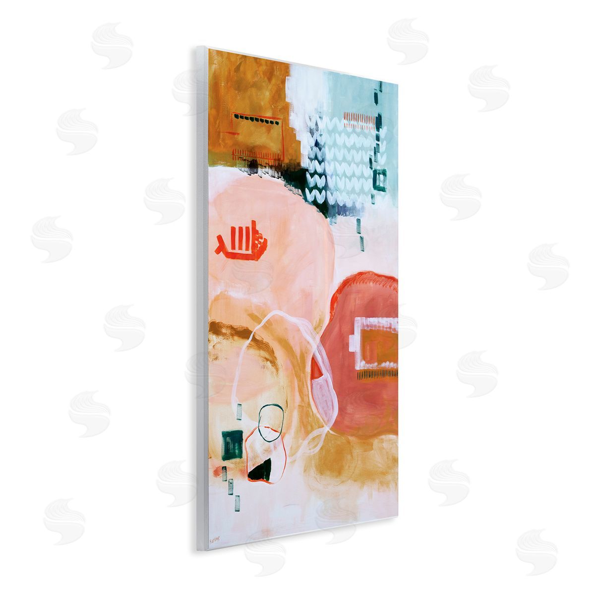 Katherine Irvin Safe Passage Abstraction Canvas Wall Art Print