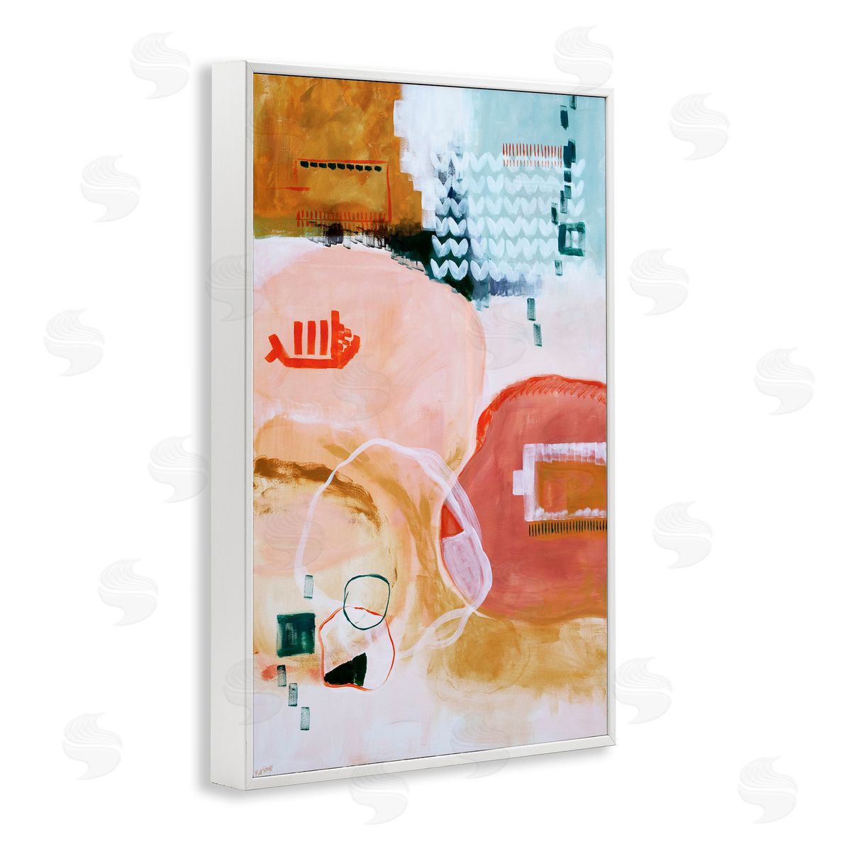 Katherine Irvin Safe Passage Abstraction Canvas Wall Art Print